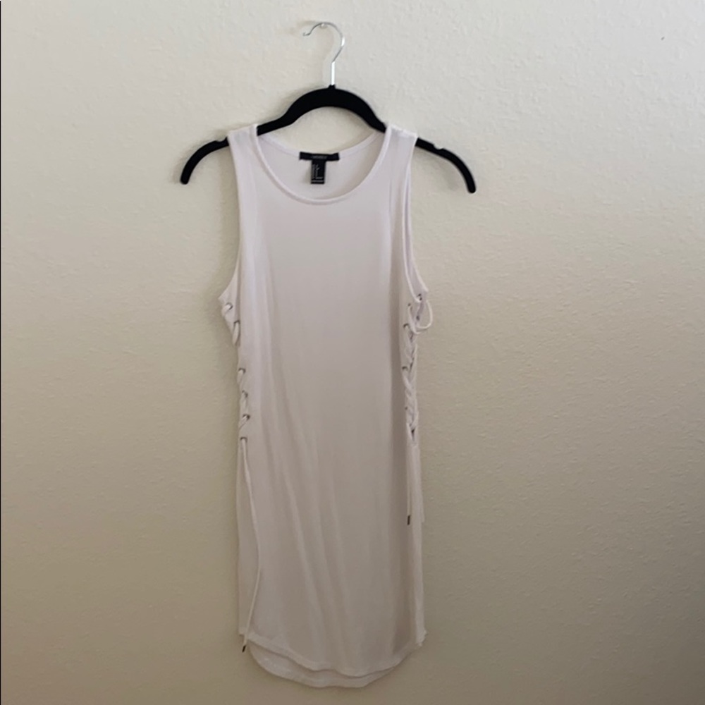 Forever 21 Lace Up Tank Dress - Small